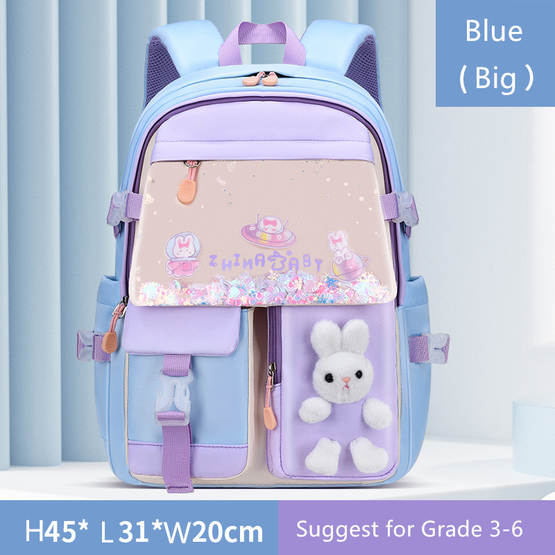 small girls primary school bag cute backpack for children colour satchel kawaii book bag kids student bagpack rabbit, Small blue
small girls primary school bag cute backpack for children colour satchel kawaii book bag kids student bagpack rabbit, Small blue