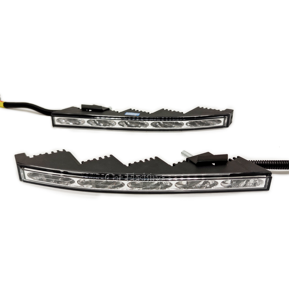 Car LED DRL Daylights For Toyota Land Cruiser FJ200 2008 2009 2010 2011 2012 2013 Daytime Running light Front Bumper Fog lamp