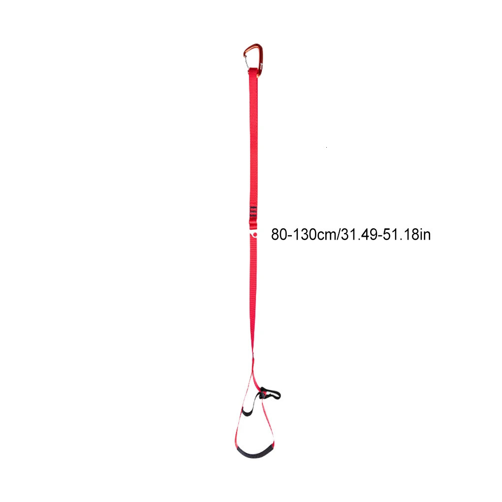 Climbing Ropes Rock Climbing Foot Loop Professional Ascender Accessory Wear-resistant Ascending Equipment Mountaineering Tools Black 231102