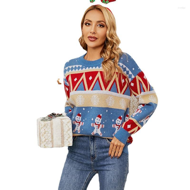 Women' Sweaters Women' Fashion Pullover Sweater Top Christmas Snowflake Knitwear 2023 Autumn Winter Snowman A109, Blue
Women' Sweaters Women' Fashion Pullover Sweater Top Christmas Snowflake Knitwear 2023 Autumn Winter Snowman A109, Blue