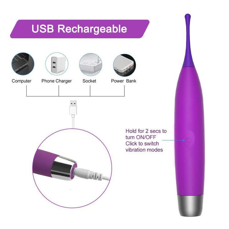 Vibrators 10frequency Powerful Orgasm Pen C Point Massage Clit Stimulation Vibrator Women's Masturbation Gspot Honey Bean Climax Pen 230413