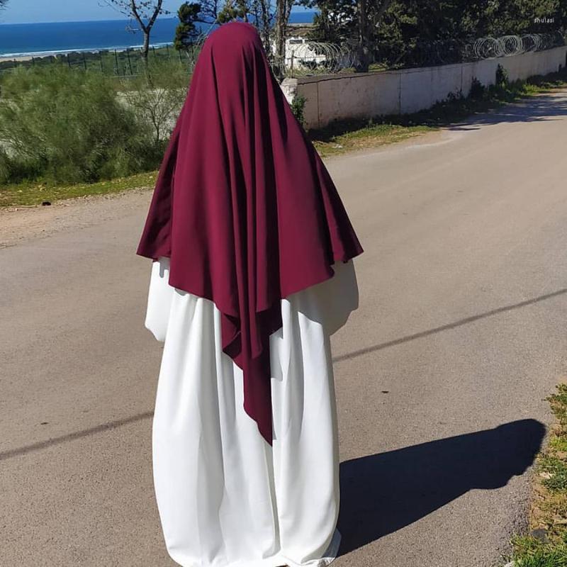 Ethnic Clothing Muslim Women Triangle Khimar Prayer Hijab Extra Long Scarf Full Cover Tie Back Headband Headscarf Islam Arabic Dubai Clothes
Ethnic Clothing Muslim Women Triangle Khimar Prayer Hijab Extra Long Scarf Full Cover Tie Back Headband Headscarf Islam Arabic Dubai Clothes