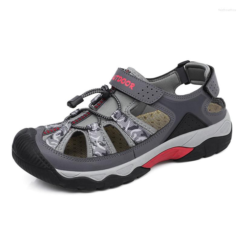 Sandals Classic Summer Men Fashion Large Size Beach Breathable Casual Flat Outdoor Non-slip Wading Shoes, Gray
Sandals Classic Summer Men Fashion Large Size Beach Breathable Casual Flat Outdoor Non-slip Wading Shoes, Gray