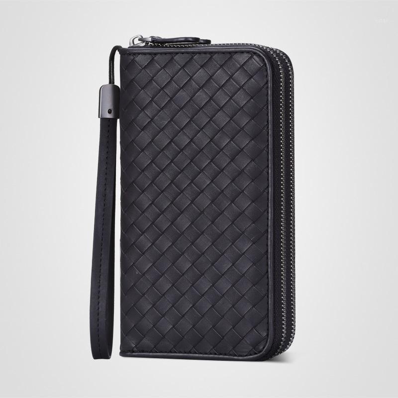 Wallets Genuine Leather Wallet Woven Bag Large Capacity Double Zippers Cowhide High Quality1
Wallets Genuine Leather Wallet Woven Bag Large Capacity Double Zippers Cowhide High Quality1