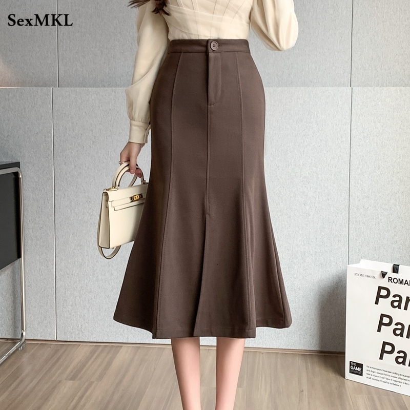 Skirts Elegant High Waist Office Black Skirts Fashion Winter Slim Mid Length Mermaid Skirt Women Korean Clothing Faldas Sexy Mujer 230413
Skirts Elegant High Waist Office Black Skirts Fashion Winter Slim Mid Length Mermaid Skirt Women Korean Clothing Faldas Sexy Mujer 230413