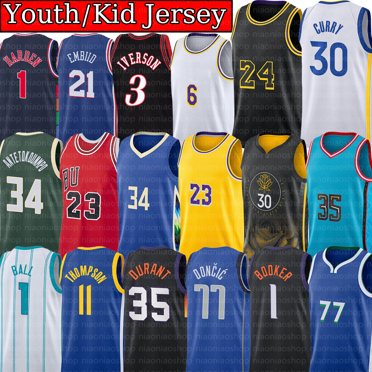 Youth kids Embroidered Stitched Basketball Jersey lEbron 6 jaMes 23 bRyant Stephen Curry mIchael Bird Durant Iverson Irving Giannis Antetokounmpo Youth Jersey, Youth/kid jersey
Youth kids Embroidered Stitched Basketball Jersey lEbron 6 jaMes 23 bRyant Stephen Curry mIchael Bird Durant Iverson Irving Giannis Antetokounmpo Youth Jersey, Youth/kid jersey