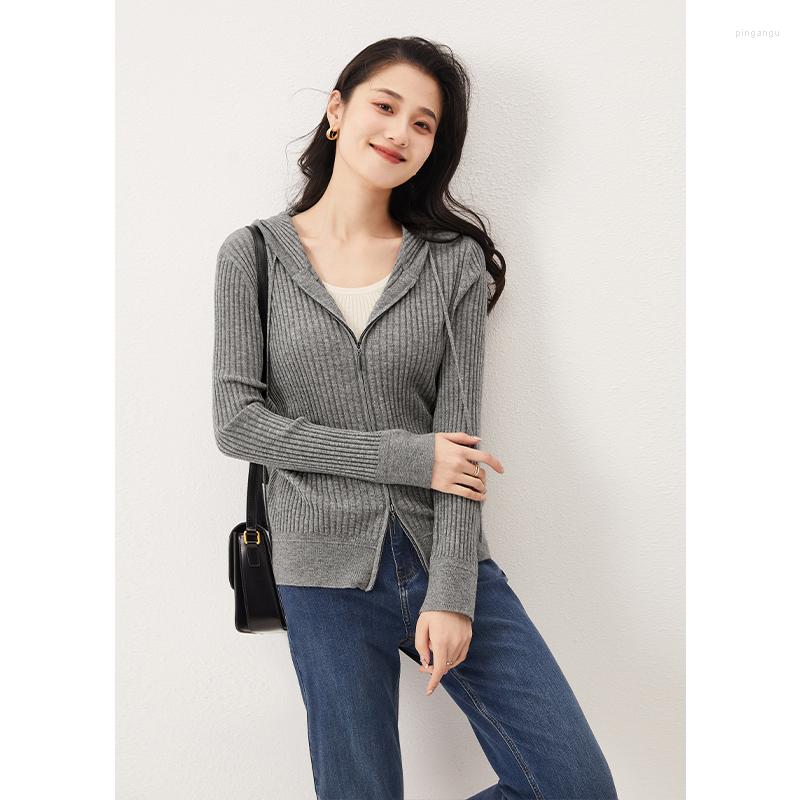 Women's Knits Knitted Cardigan High-quality Sweaters For Women Wool Acrylic Polyamide Casual Spring/Summer Hooded Tops, Black
Women's Knits Knitted Cardigan High-quality Sweaters For Women Wool Acrylic Polyamide Casual Spring/Summer Hooded Tops, Black