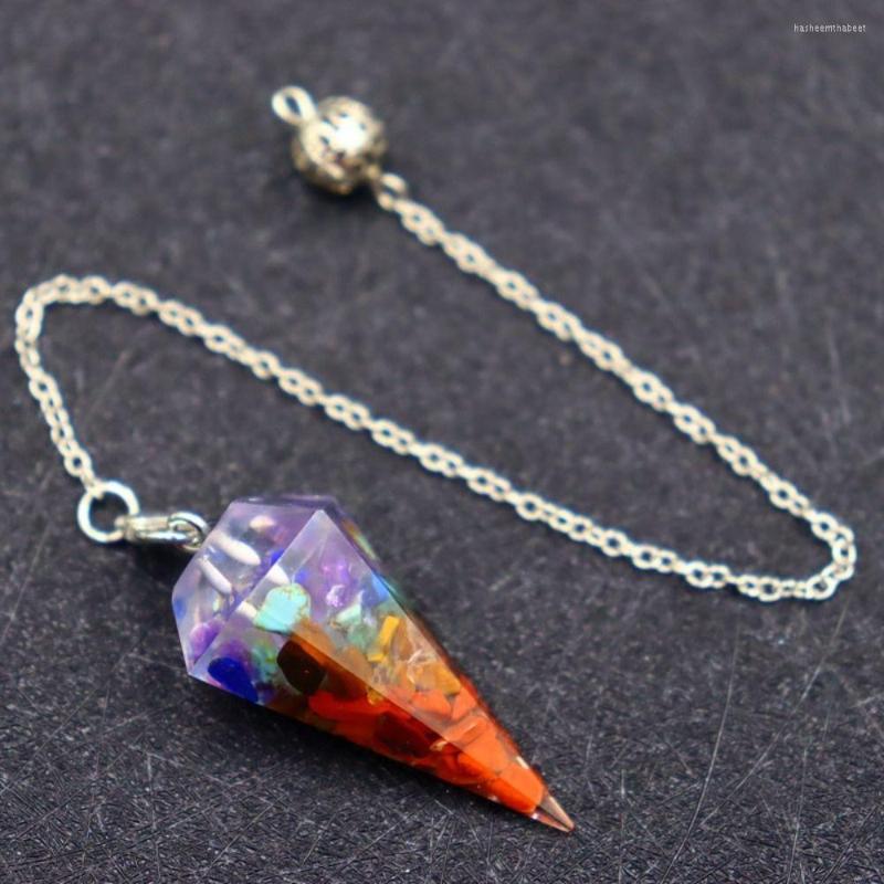 Pendant Necklaces Chain 7 Chakra Orgonite Fashion Jewelry Hexagon Pyramid Amulet Reiki Pendulum Healing Crystal Natural Stone
Pendant Necklaces Chain 7 Chakra Orgonite Fashion Jewelry Hexagon Pyramid Amulet Reiki Pendulum Healing Crystal Natural Stone