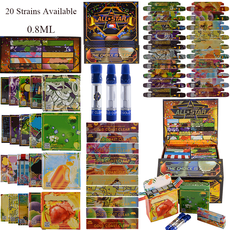 0.8ml 1ml Atomizers GOLD COAST CLEAR ALL Star Holidaze Smokers Club Disposable Vape Pen Cartridges Vape Cartridge Vaporizer Carts E Cigarettes Empty
0.8ml 1ml Atomizers GOLD COAST CLEAR ALL Star Holidaze Smokers Club Disposable Vape Pen Cartridges Vape Cartridge Vaporizer Carts E Cigarettes Empty