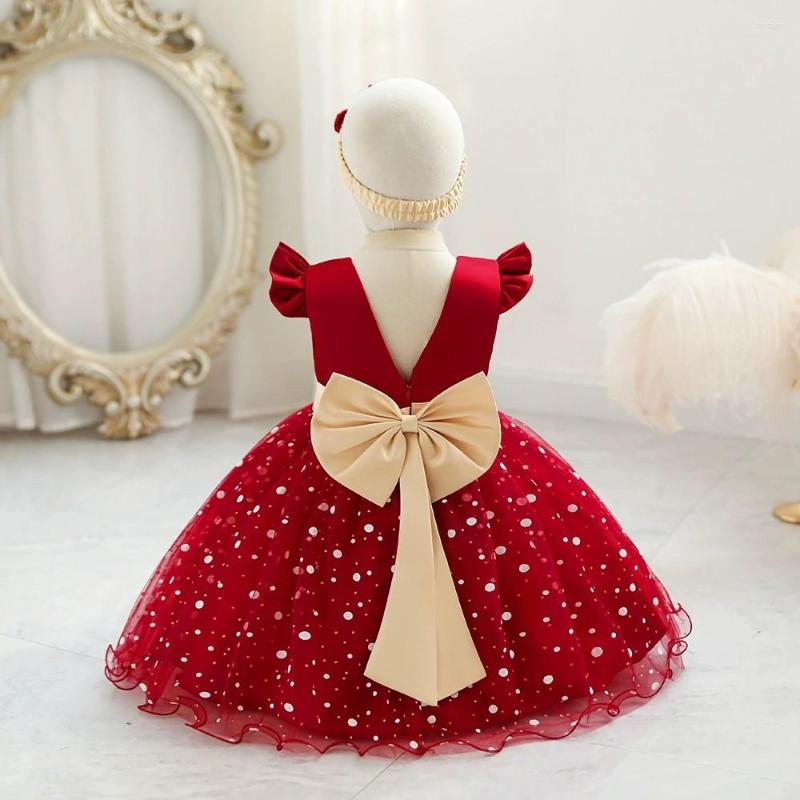 Girl Dresses Infants Baby Girls Dots Tutu Birthday Party Dress Kids Flying Sleeve Wedding Holiday Gowns Born Baptism Prom Princess, Sky blue
Girl Dresses Infants Baby Girls Dots Tutu Birthday Party Dress Kids Flying Sleeve Wedding Holiday Gowns Born Baptism Prom Princess, Sky blue