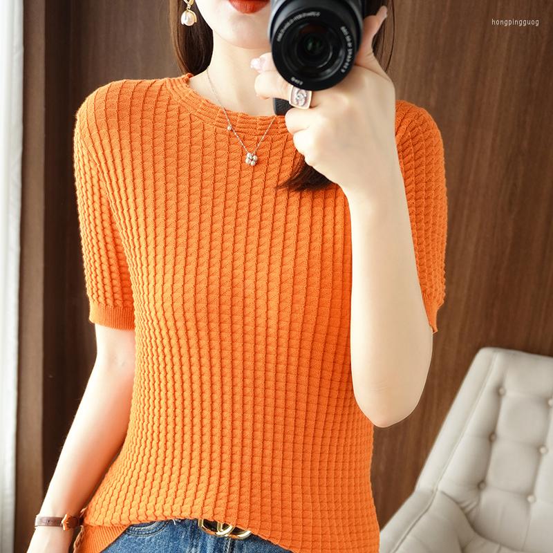 Women's T Shirts Women's T-Shirts Summer Cotton Top Casual Solid Color Knit Ladies Pullovers Short Sleeves Round Collar Tees Fashion, Black
Women's T Shirts Women's T-Shirts Summer Cotton Top Casual Solid Color Knit Ladies Pullovers Short Sleeves Round Collar Tees Fashion, Black