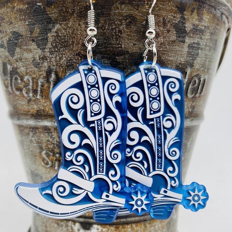 Dangle Earrings Bohemian Acrylic Double Sided Printed Boots Western Denim Nation Style Pendant Ear Rings Gift Wholesale
Dangle Earrings Bohemian Acrylic Double Sided Printed Boots Western Denim Nation Style Pendant Ear Rings Gift Wholesale