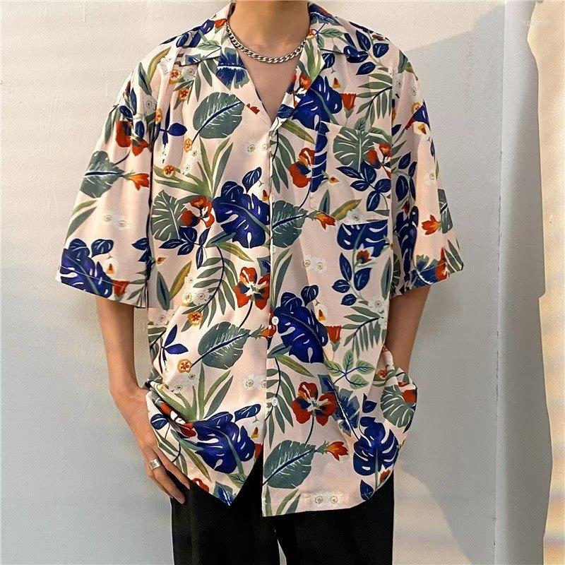Men's T Shirts 2023 Man Shirt Lapel Print Mid Sleeve Boho Vintage Plant Printing T-shirts Goth Hombre Crop Top Clothes Ins Style Baby Tee, Figure 2
Men's T Shirts 2023 Man Shirt Lapel Print Mid Sleeve Boho Vintage Plant Printing T-shirts Goth Hombre Crop Top Clothes Ins Style Baby Tee, Figure 2
