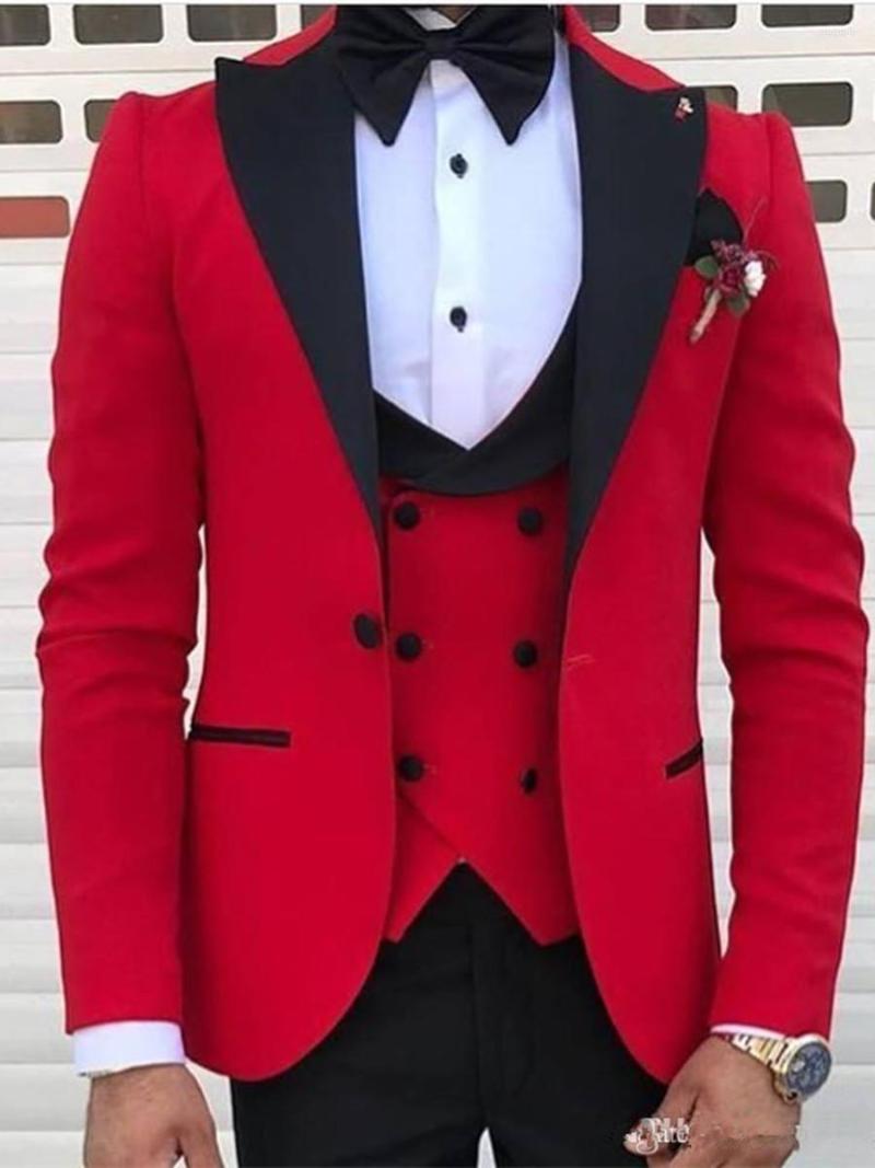 Men's Suits Customized Red Men's Suit Jacket Blazers Halloween Costume Elegant For Luxury Man Suit's Wedding Three Piece 95, Same as image
Men's Suits Customized Red Men's Suit Jacket Blazers Halloween Costume Elegant For Luxury Man Suit's Wedding Three Piece 95, Same as image