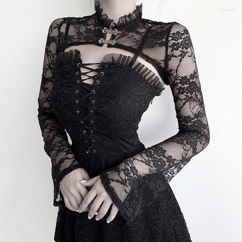 Women' Jackets 2023 Vintage Solid Long Sleeve Floral Lace Cardigan Sexy See-through Cropped Tops Ladies Black Thin Shawl Jacket Women, Lace shawl
Women' Jackets 2023 Vintage Solid Long Sleeve Floral Lace Cardigan Sexy See-through Cropped Tops Ladies Black Thin Shawl Jacket Women, Lace shawl