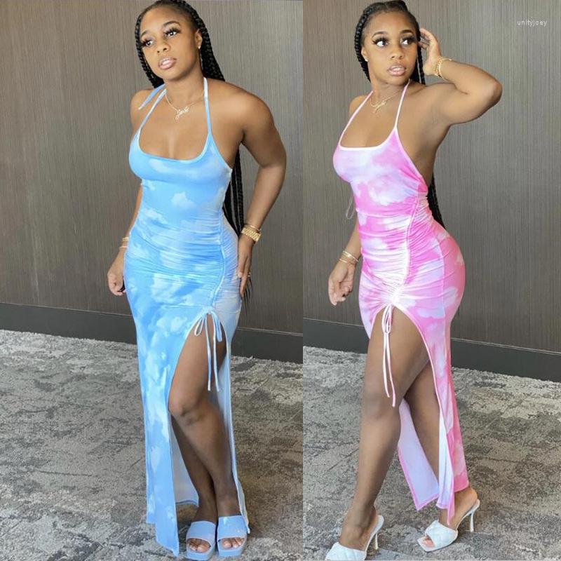 Casual Dresses 2023 Women's Tie-Dye Printed Drawstring Sexy Slit Dress Slim One-Piece Long Pink, Light blue
Casual Dresses 2023 Women's Tie-Dye Printed Drawstring Sexy Slit Dress Slim One-Piece Long Pink, Light blue