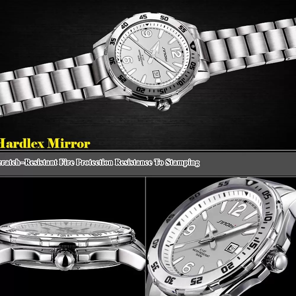 2023 SINOBI 10Bar Waterproof Mens Diving Sports Wrist Watches Auto Date 2022 Top Luxury Brand Luminous Males Geneva Quartz-watch 007, Color-1
2023 SINOBI 10Bar Waterproof Mens Diving Sports Wrist Watches Auto Date 2022 Top Luxury Brand Luminous Males Geneva Quartz-watch 007, Color-1