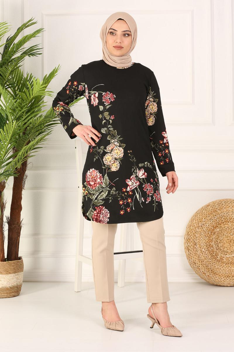 Casual Dresses Muslim Women Tunic Shirt Turkey Flower Pattern Islamic Clothing Bluouses, Beige
Casual Dresses Muslim Women Tunic Shirt Turkey Flower Pattern Islamic Clothing Bluouses, Beige