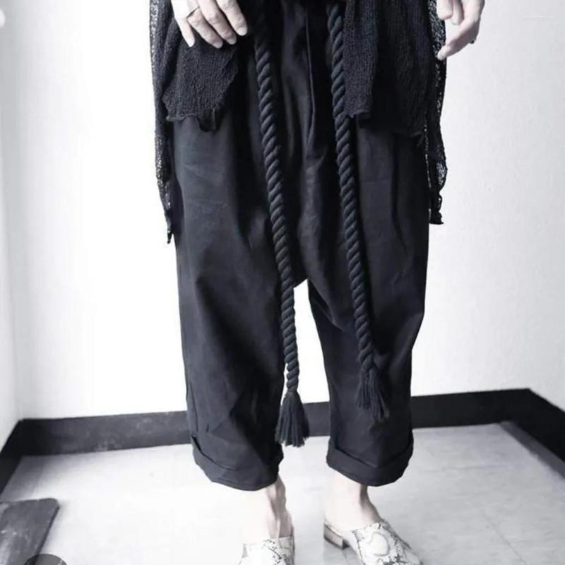 Men's Pants Men's Harem Trousers Streetwear Yamamoto Low Crotch Man Wide-leg Retro Culottes Bloomers Belt Stage Outfit Carrot, Black
Men's Pants Men's Harem Trousers Streetwear Yamamoto Low Crotch Man Wide-leg Retro Culottes Bloomers Belt Stage Outfit Carrot, Black