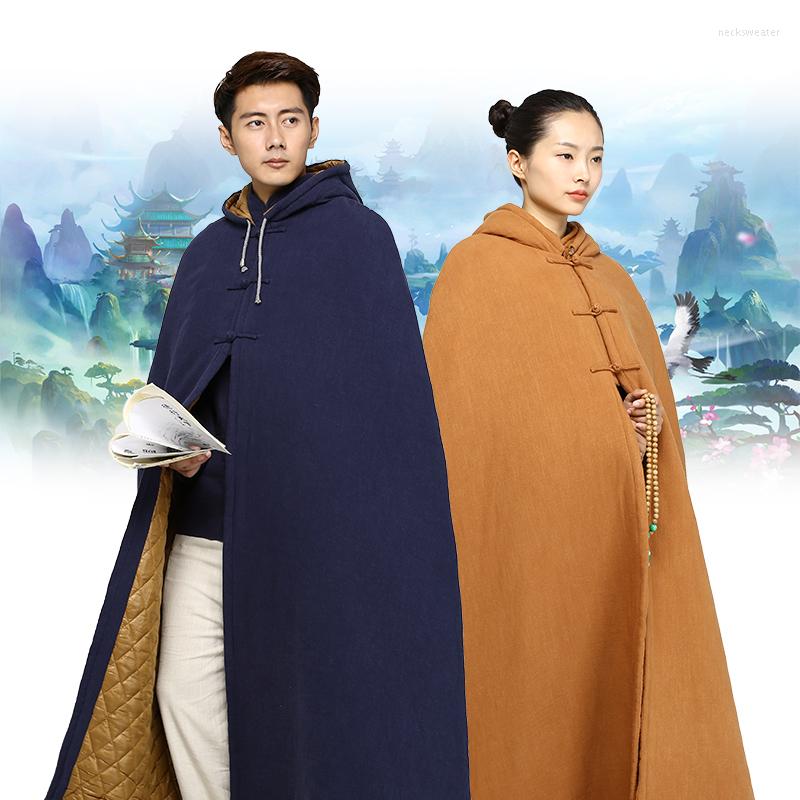 Ethnic Clothing Traditional Chinese For Men Monk Robe Cloak Zen Winter Meditation Cape Coat Warm Buddhist Cotton Padded Jacket
Ethnic Clothing Traditional Chinese For Men Monk Robe Cloak Zen Winter Meditation Cape Coat Warm Buddhist Cotton Padded Jacket