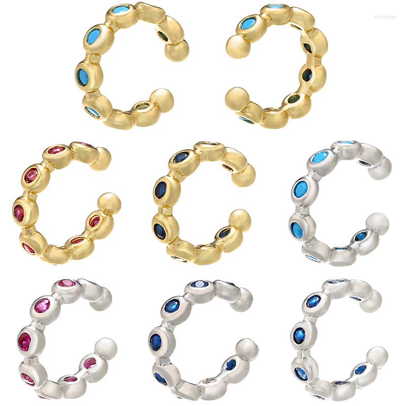 Backs Earrings 1Pcs Fashion Gold Silver Color C Shape Premium Design Colorful Zircon Ear Clips Non-pierced For Woman Jewelry
Backs Earrings 1Pcs Fashion Gold Silver Color C Shape Premium Design Colorful Zircon Ear Clips Non-pierced For Woman Jewelry