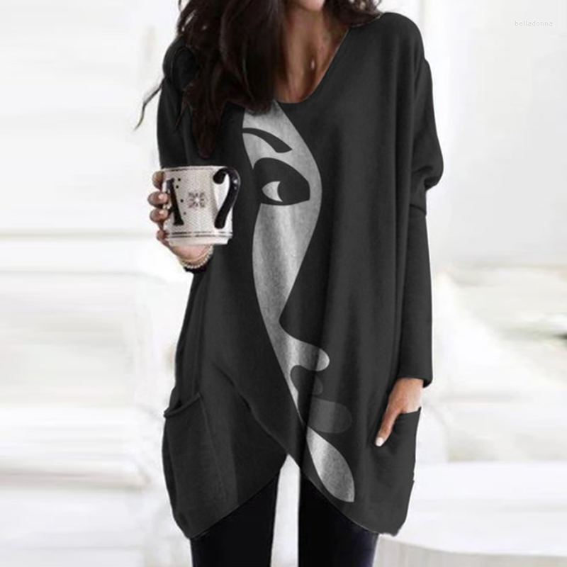 Women's Blouses 2023 Womens Tshirt Leisure All Match Loose Oversized T Shirts Autumn Winter O Neck Vintage Abstract Print Long Sleeve Tops, 14
Women's Blouses 2023 Womens Tshirt Leisure All Match Loose Oversized T Shirts Autumn Winter O Neck Vintage Abstract Print Long Sleeve Tops, 14