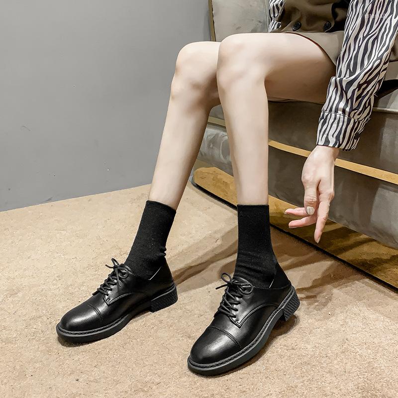 Dress Shoes Brand Fashion Black Women Oxfords High Quality Round Toe Soft Comfortable Leather Female Party Work Pumps
Dress Shoes Brand Fashion Black Women Oxfords High Quality Round Toe Soft Comfortable Leather Female Party Work Pumps
