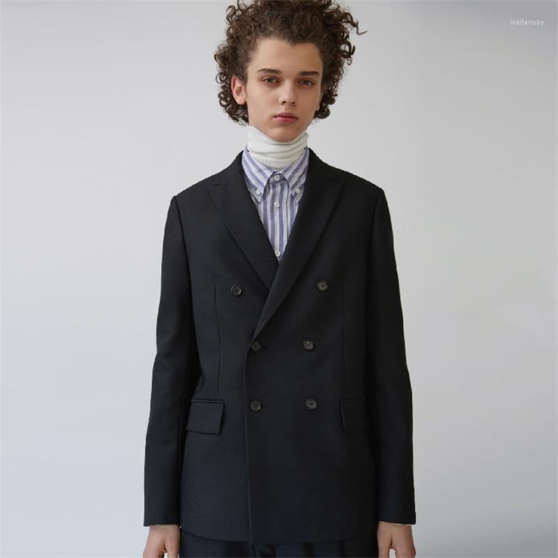 Men' Suits 2023 Spring R Men' Fashion Personalized Large Size Customizatio Double-breasted Simple Black Classic Suit 
Men' Suits 2023 Spring R Men' Fashion Personalized Large Size Customizatio Double-breasted Simple Black Classic Suit