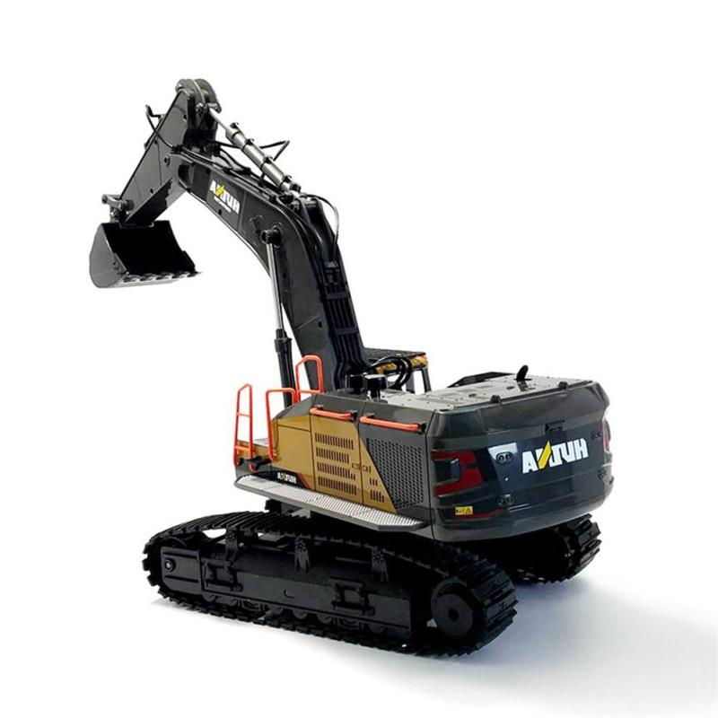 Freeshipping HuiNa 1:14 1592 RC Alloy Excavator 22CH Big RC Trucks Simulation Excavator Remote Control Vehicle Toy for Boys Itjik