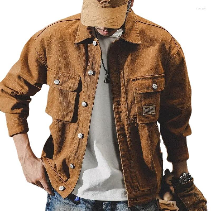 Men's Jackets Outerwears Men's Spring Streetwear Cardigan Motorcycle Vintage Denim Fashion Trends Cargo Coats Brand Clothing, Turmeric
Men's Jackets Outerwears Men's Spring Streetwear Cardigan Motorcycle Vintage Denim Fashion Trends Cargo Coats Brand Clothing, Turmeric