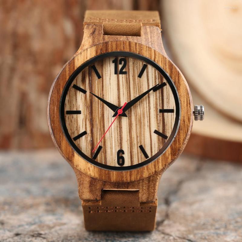 Wristwatches Vintage Brown Wooden Watch For Men Natural Wood Bamboo Quartz Wristwatch Male Leather Strap Minimalist Dial Clock Watches Reloj, Picture shown
Wristwatches Vintage Brown Wooden Watch For Men Natural Wood Bamboo Quartz Wristwatch Male Leather Strap Minimalist Dial Clock Watches Reloj, Picture shown