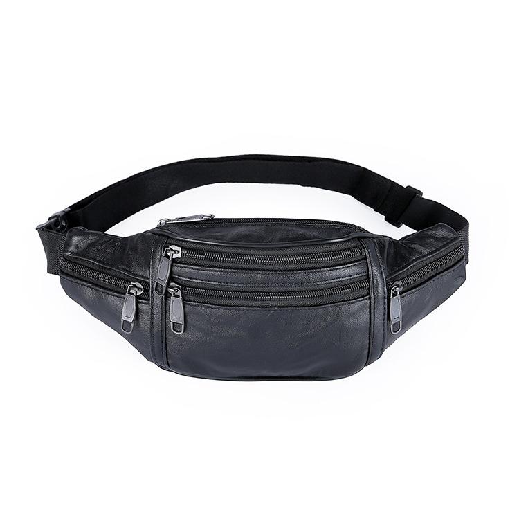 Waist Bags Sheepskin Small Pockets Shoulder Bag Leather Large Capacity Can Be Installed Change Documents, Black
Waist Bags Sheepskin Small Pockets Shoulder Bag Leather Large Capacity Can Be Installed Change Documents, Black
