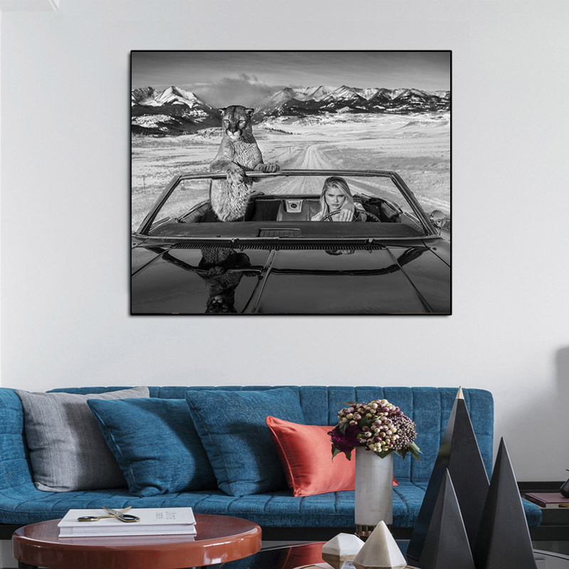 Classic Women and Panther Posters and Prints White Black Human and Nature Wall Art Canvas Painting Pictures for Home Wall Decor
Classic Women and Panther Posters and Prints White Black Human and Nature Wall Art Canvas Painting Pictures for Home Wall Decor