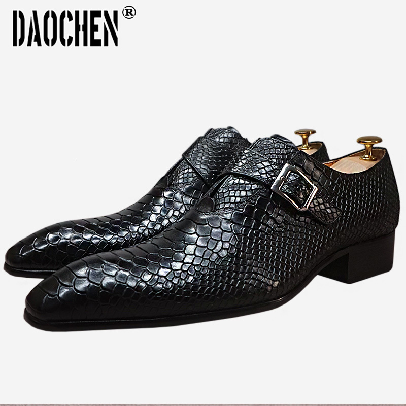 Dress Shoes Luxury Men's Loafers Dress Shoes Snake Prints Formal Men Casual Shoes Black Brown Monk Loafers Office Wedding Leather Shoes Men 230413
Dress Shoes Luxury Men's Loafers Dress Shoes Snake Prints Formal Men Casual Shoes Black Brown Monk Loafers Office Wedding Leather Shoes Men 230413