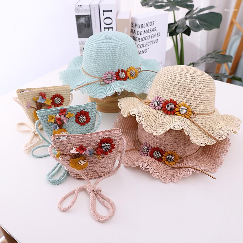 Hats Summer Kids Sun Straw Hat Handbag Set Floral With Girls Holiday Travel Beach UV Protection Cap Panama, Beige bag
Hats Summer Kids Sun Straw Hat Handbag Set Floral With Girls Holiday Travel Beach UV Protection Cap Panama, Beige bag