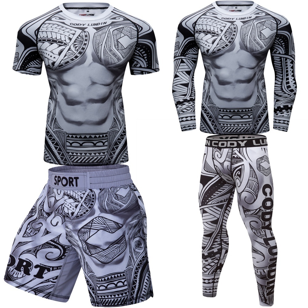 Men's Tracksuits Sport Compression Suit Running Set MMA Boxing Shorts Rashguard Workout Gym Clothing Sportswear Training Fitness Tracksuit 230412, 001
Men's Tracksuits Sport Compression Suit Running Set MMA Boxing Shorts Rashguard Workout Gym Clothing Sportswear Training Fitness Tracksuit 230412, 001