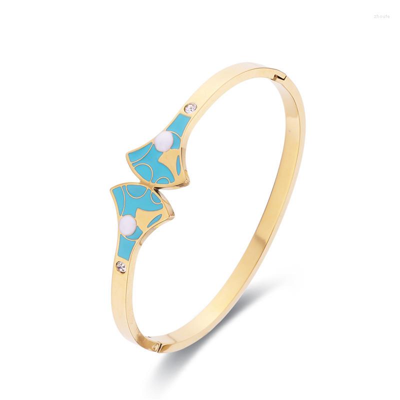 Bangle Personality Accessories Enamelled Painted Fan Bracelet High Quality Drip Glue Craft Ie Friendship Bracelets For Sister Gift
Bangle Personality Accessories Enamelled Painted Fan Bracelet High Quality Drip Glue Craft Ie Friendship Bracelets For Sister Gift