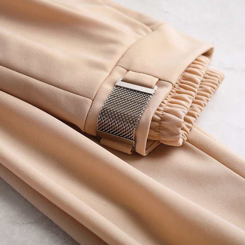 Women's Pants Capris Spring Women High Waist Solid Elegant Ankle-Length Pants Office Ladies Skinny Chic Trousers Female Casual Fashion Pant 23041