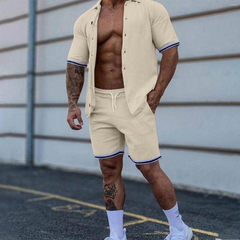 Men's Tracksuits Summer Men's Cotton Linen Solid Colors Lapel Button Short Sleeve T-Shirt And Shorts Set Sportswear 2 Piece Shirt, Black
Men's Tracksuits Summer Men's Cotton Linen Solid Colors Lapel Button Short Sleeve T-Shirt And Shorts Set Sportswear 2 Piece Shirt, Black