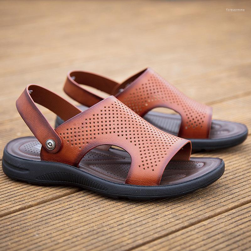 Sandals Genuine Leather Men Male Summer Shoes Outdoor Casual Cowhide Beach Two Uses Men's 6985, Black
Sandals Genuine Leather Men Male Summer Shoes Outdoor Casual Cowhide Beach Two Uses Men's 6985, Black