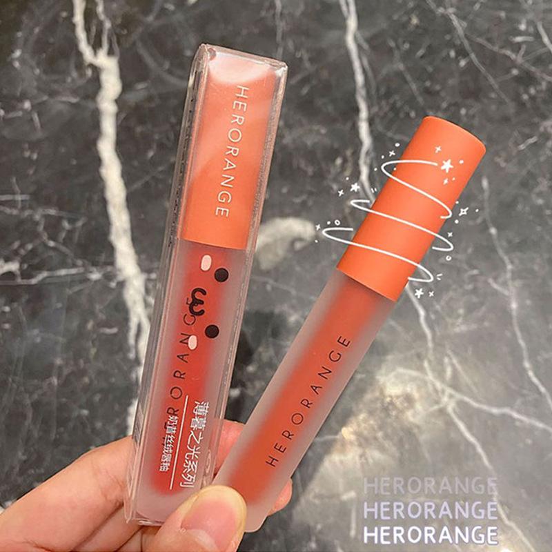 Lip Gloss 6 Colors Velvet Matte Glaze Coloring Lipstick Waterproof Sweatproof No-Stick Cup Women Cosmetic TSLM1, 03
Lip Gloss 6 Colors Velvet Matte Glaze Coloring Lipstick Waterproof Sweatproof No-Stick Cup Women Cosmetic TSLM1, 03