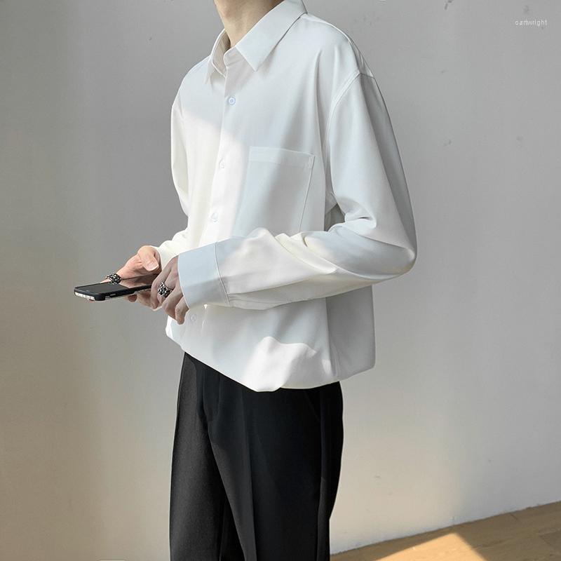 Men's Casual Shirts Long Sleeve Versatile Loose Shirt Men's Solid Color Handsome Top Hong Kong Style Ins Youth Coat, Kmxz363-2
Men's Casual Shirts Long Sleeve Versatile Loose Shirt Men's Solid Color Handsome Top Hong Kong Style Ins Youth Coat, Kmxz363-2