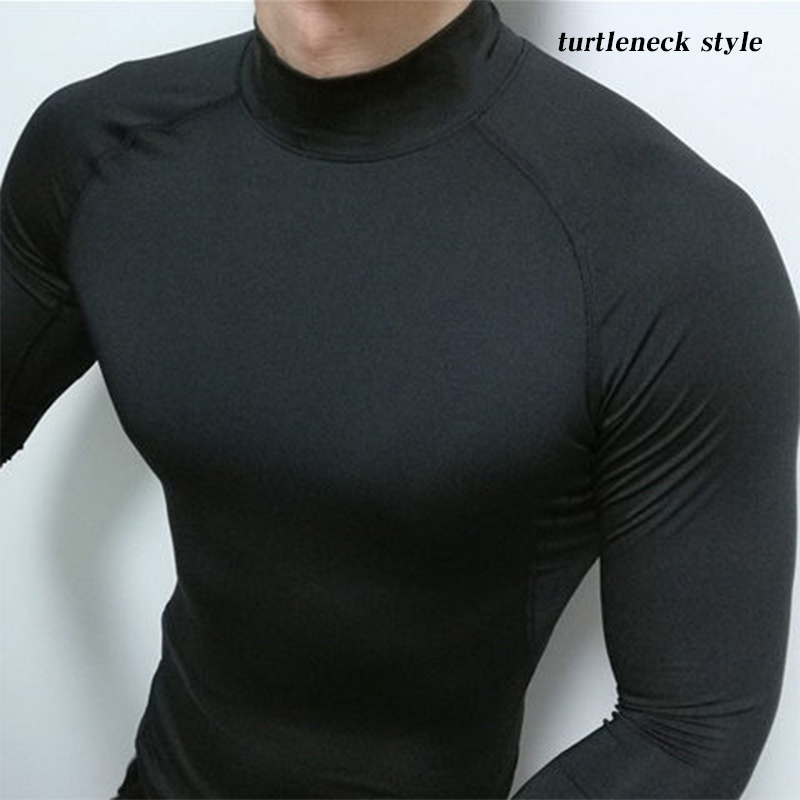 Men's T-Shirts Dry Fit Compression Shirt Men Rashgard Fitness Long Sleeves Shirt Men Gym T Shirt Sportswear Sport Tight 230413