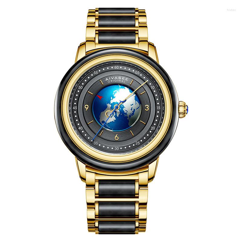 Wristwatches Luxury Business Men Watch Automatic Machines Sapphire Mirrors High-end Gift Jade Wristbatch Women Retro Personality Lovers, Tough guy watch-b
Wristwatches Luxury Business Men Watch Automatic Machines Sapphire Mirrors High-end Gift Jade Wristbatch Women Retro Personality Lovers, Tough guy watch-b