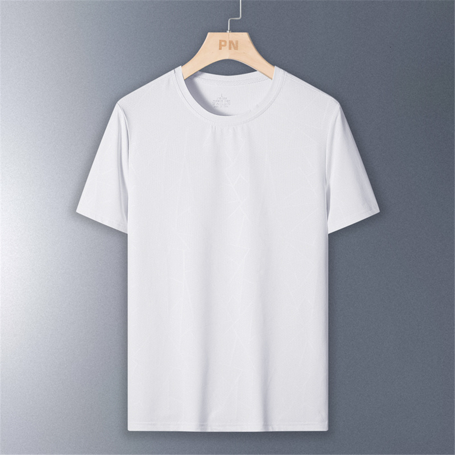 Men's T-Shirts Summer T-shirt Men Breathable Cool Tshirt Summer Short Sleeve Shirt O-neck Tops Tees Fashion Casual Geometric Line Print 230413