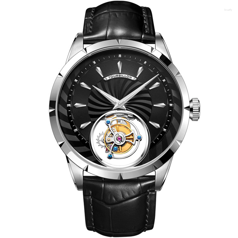 Wristwatches Aesop Top Luxury Tourbillon Spinning Men Watches Sapphire Glass Mechanical Rotary Skeleton Watch Waterproof Clock
Wristwatches Aesop Top Luxury Tourbillon Spinning Men Watches Sapphire Glass Mechanical Rotary Skeleton Watch Waterproof Clock