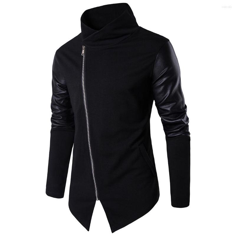 Men's Jackets Mens Bomber Pu Leather Patchwork Spring Autumn Male Retro Zipper Slim Stitching Coat Stand Collar Men Outerwear, J7x01black
Men's Jackets Mens Bomber Pu Leather Patchwork Spring Autumn Male Retro Zipper Slim Stitching Coat Stand Collar Men Outerwear, J7x01black
