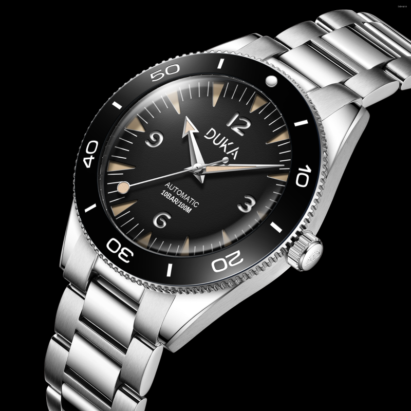 Wristwatches 2023 41MM DUKA Wristwatch Men's Watches Top Automatic Watch For Men Mechanical MIYOTA 821A Reloj Hombre, Black
Wristwatches 2023 41MM DUKA Wristwatch Men's Watches Top Automatic Watch For Men Mechanical MIYOTA 821A Reloj Hombre, Black