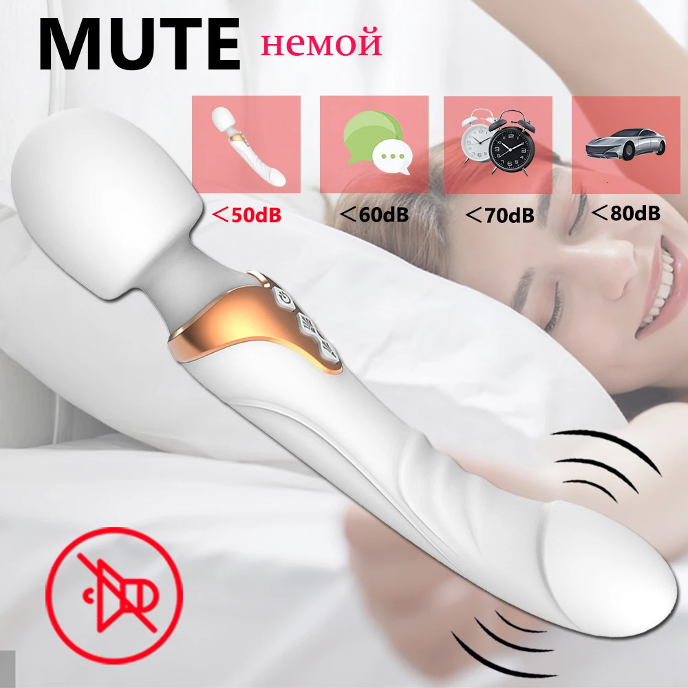 Vibrators Powerful Dildos Vibrator Dual motor silicone large size Wand GSpot Massager Sex Toy For Couple Clitoris Stimulator for Adults 231113