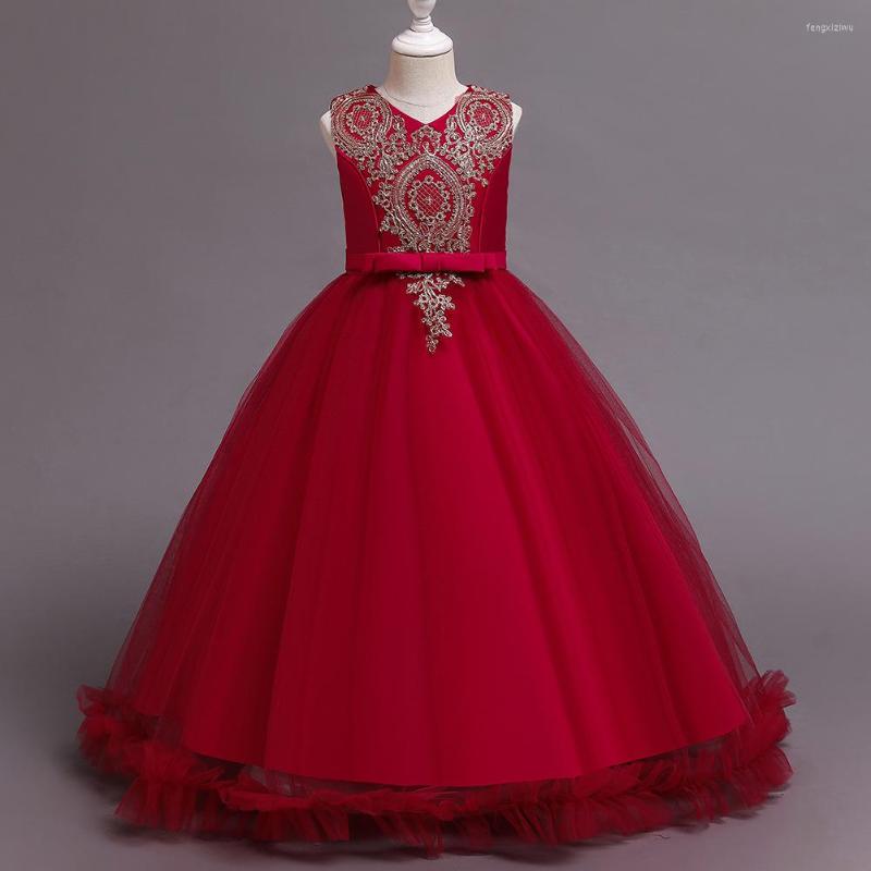 Girl Dresses Girls Dress 2023 Party Clothes Sleeveless Flower Princess With Bow Wedding Costumes For 2-12 Y Kids, Red
Girl Dresses Girls Dress 2023 Party Clothes Sleeveless Flower Princess With Bow Wedding Costumes For 2-12 Y Kids, Red